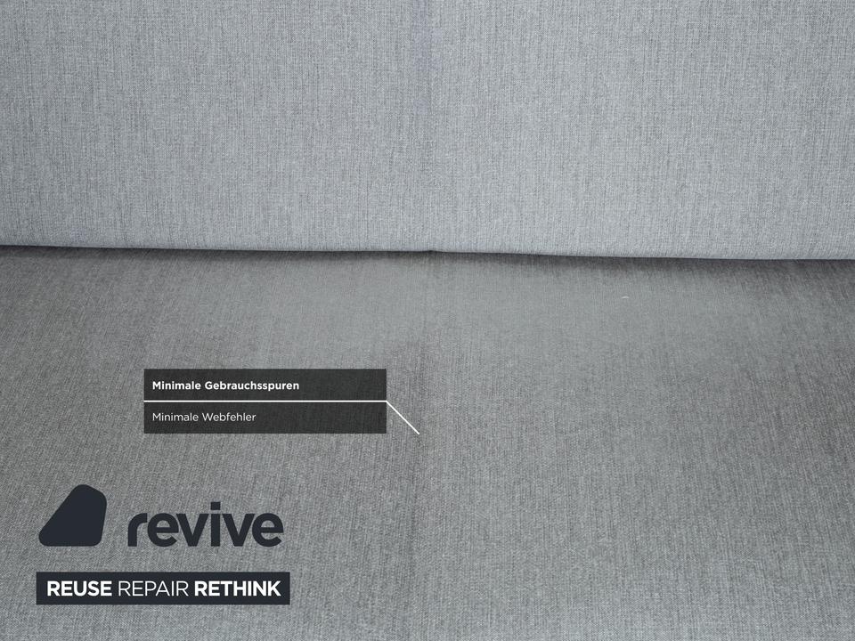 Rolf Benz 328 Stoff Garnitur 2x Dreisitzer Grau Sofa Couch – Bild 13