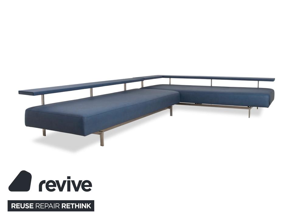 Rolf Benz Dono 6100 veganes Leder Ecksofa Blau Sofa Couch ✨ – Bild 5