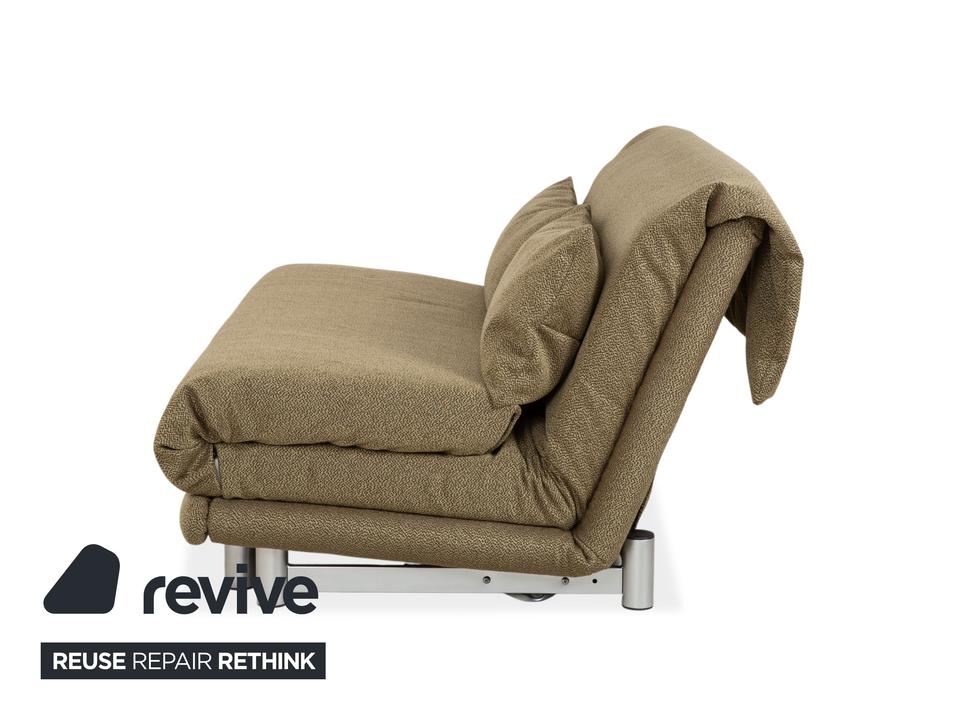 Ligne Roset Multy Stoff Dreisitzer Grün manuelle Schlaffunktion – Bild 9