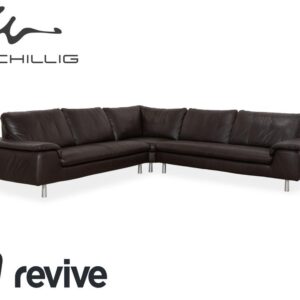 Willi Schillig Leder Ecksofa Braun Sofa Couch