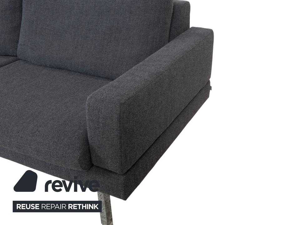 Jori Tigra Stoff Zweisitzer Grau manuelle Funktion Sofa Couch – Bild 10