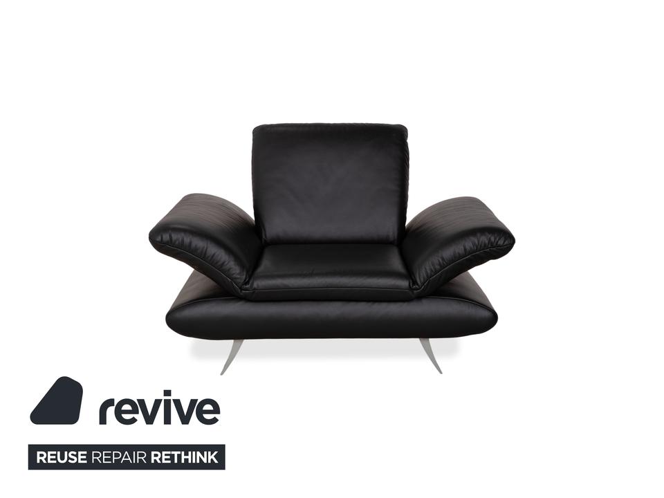 Koinor Rossini Leder Sessel Schwarz manuelle Funktion – Bild 12