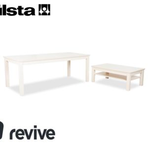 Hülsta Holz Garnitur Esstisch Couchtisch Creme Beige