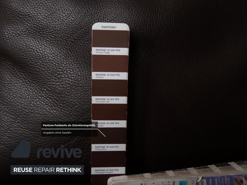 Walter Knoll Prime Time Leder Ecksofa Braun Recamiere Rechts – Bild 13