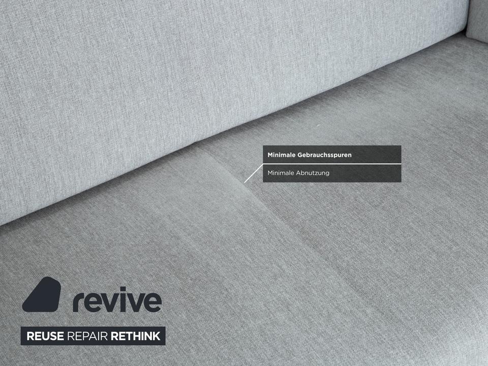 Rolf Benz 328 Stoff Garnitur 2x Dreisitzer Grau Sofa Couch – Bild 12