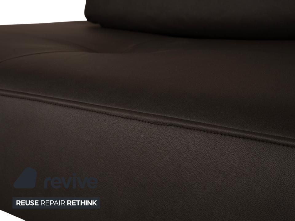 Rolf Benz Dono 6100 veganes Leder Ecksofa Dunkelgrau Sofa Couch ✨ – Bild 5