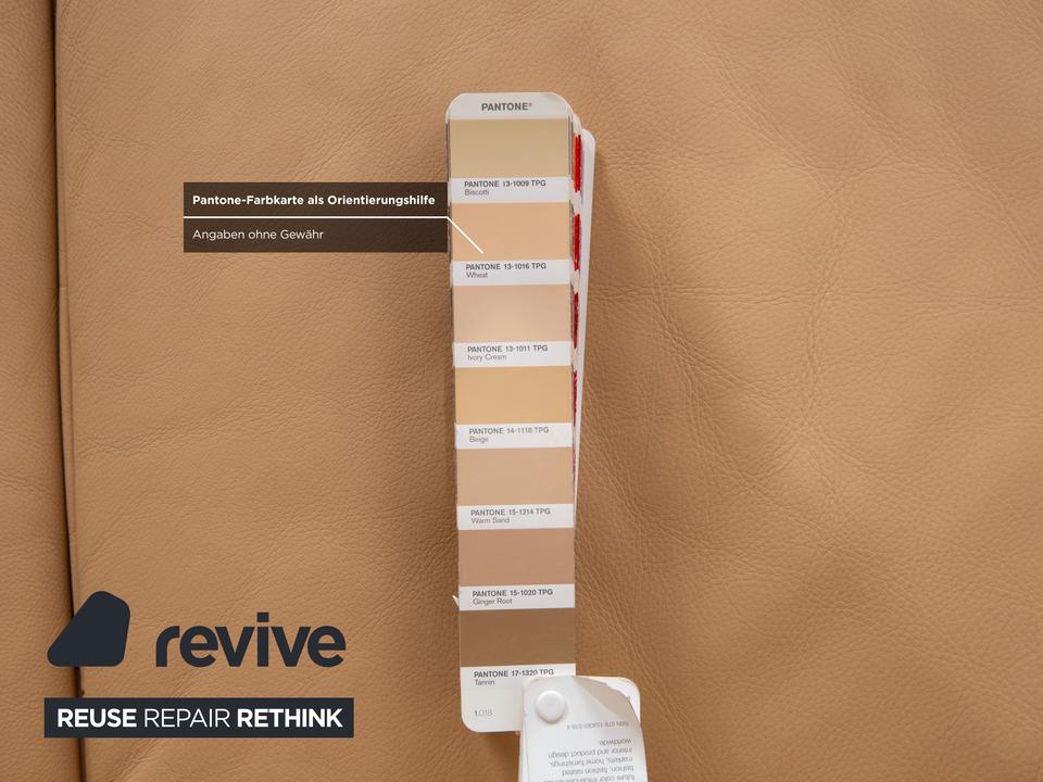 Rolf Benz AK 644 Zweisitzer Leder Sofa Creme Beige Couch – Bild 10