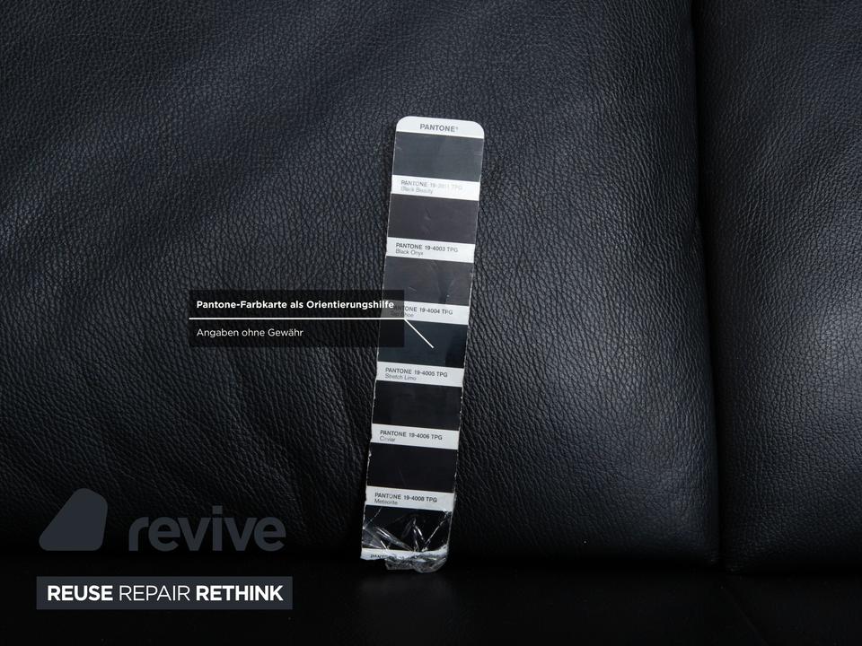 Willi Schillig Loop Leder Ecksofa Schwarz manuelle Funktion Sofa – Bild 16