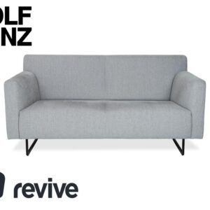 Rolf Benz 328 Stoff Dreisitzer Hellgrau Sofa Couch