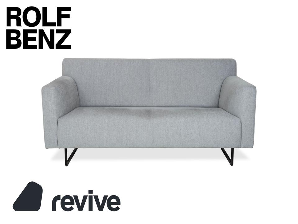 Rolf Benz 328 Stoff Dreisitzer Hellgrau Sofa Couch