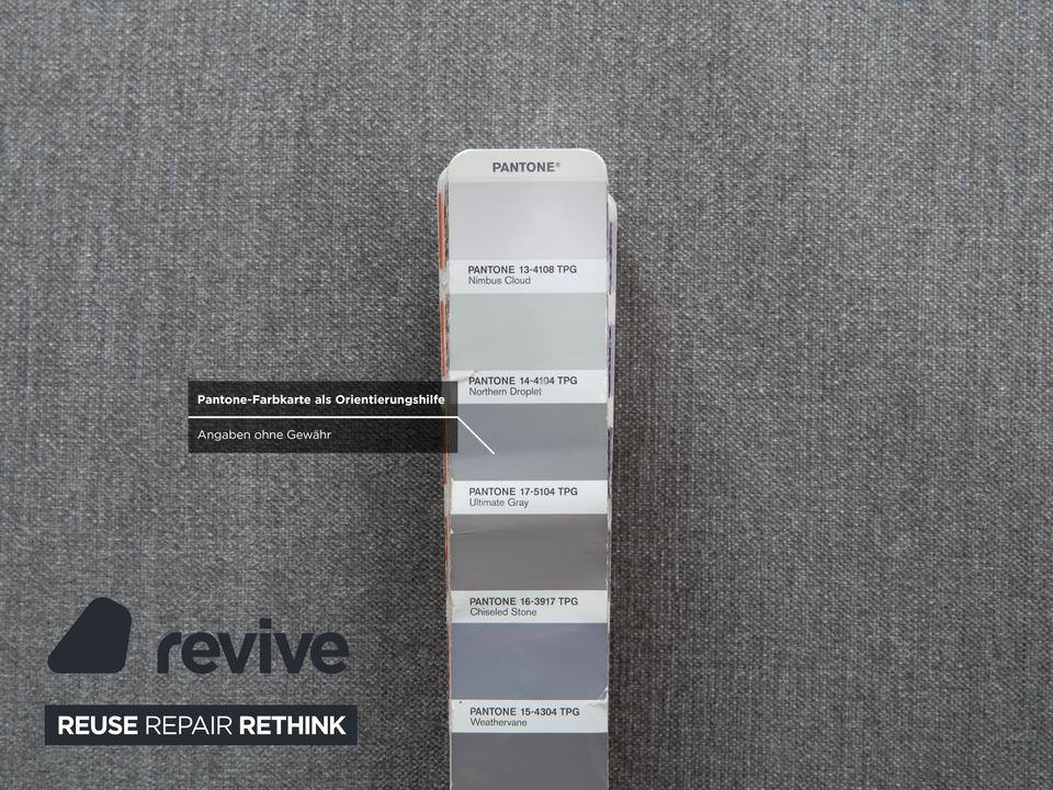 Rolf Benz 328 Stoff Dreisitzer Hellgrau Sofa Couch – Bild 11