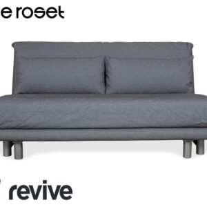 Ligne Roset Multy Stoff Dreisitzer Grau Sofa Couch Schlaffunktion