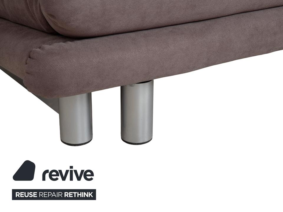Ligne Roset Multy Stoff Dreisitzer Grau Taupe manuelle ✨ – Bild 10