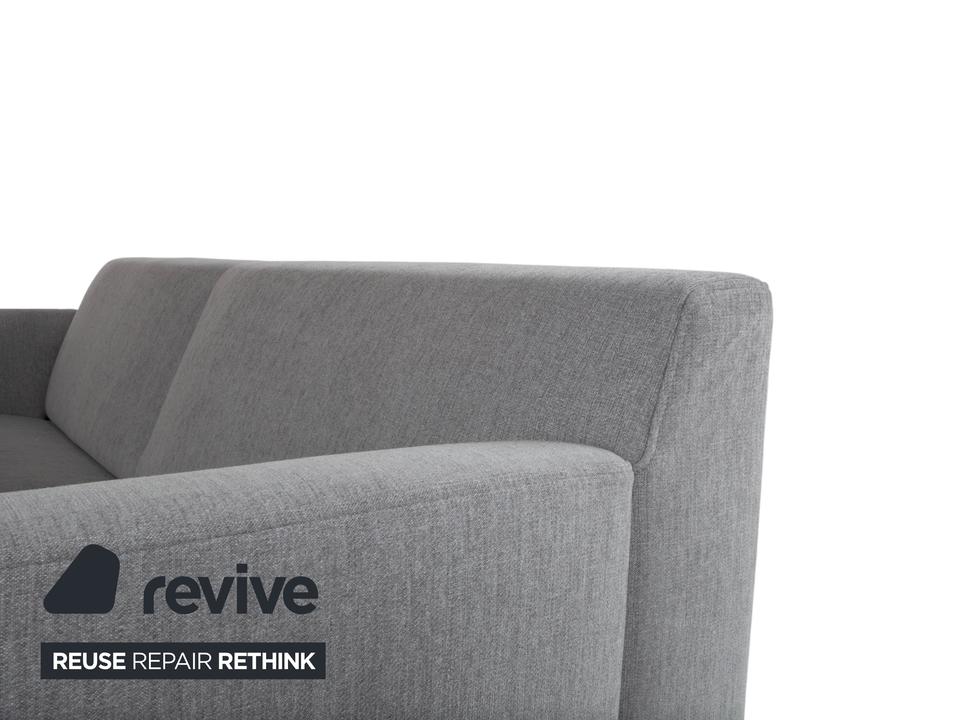 Rolf Benz 328 Stoff Dreisitzer Grau Sofa Couch – Bild 4