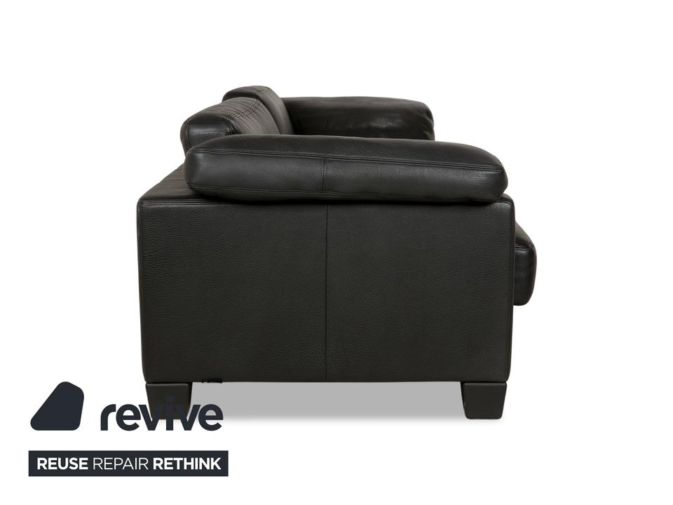 Erpo CL 100 Leder Dreisitzer Schwarz Sofa Couch – Bild 8