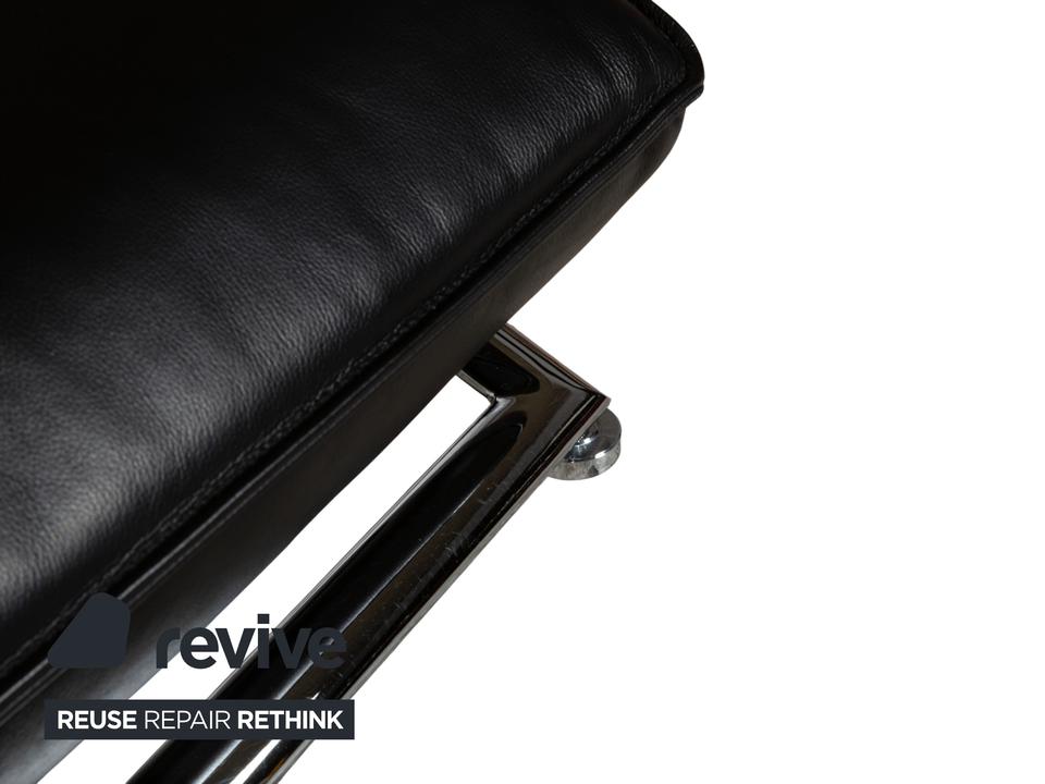 Koinor Jonas Liege Leder Schwarz mit Jeremiah Gestell Chrom – Bild 7