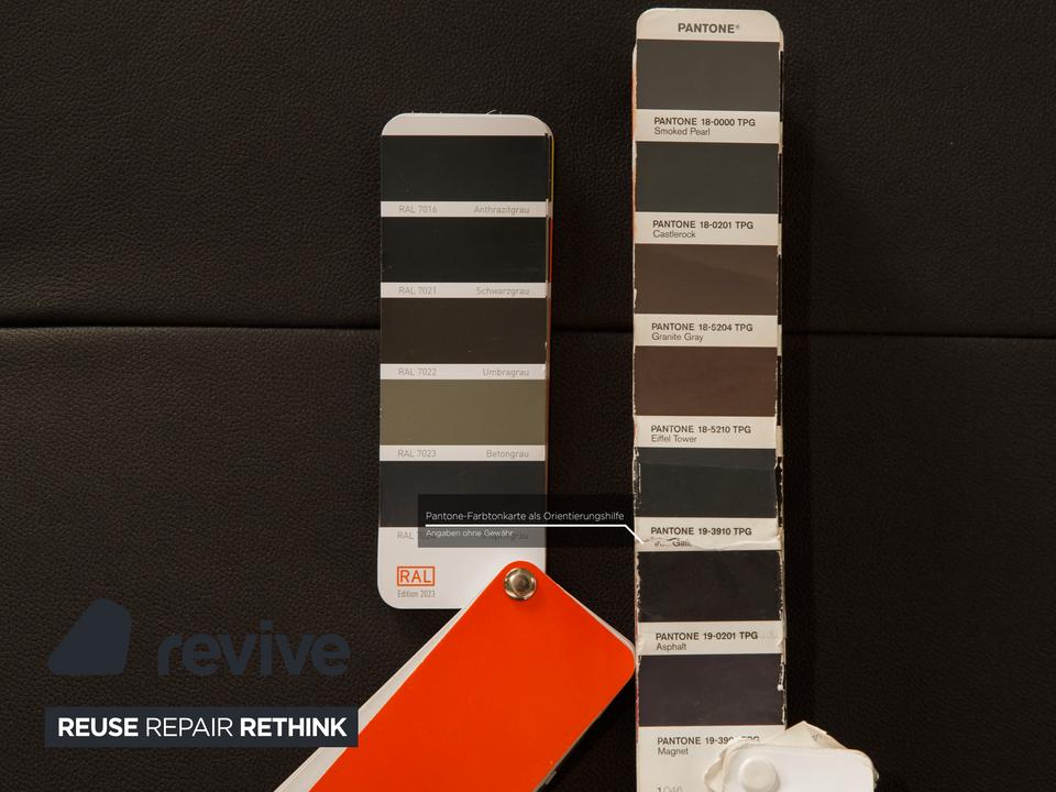 Rolf Benz Dono 6100 veganes Leder Ecksofa Dunkelgrau Sofa Couch ✨ – Bild 8