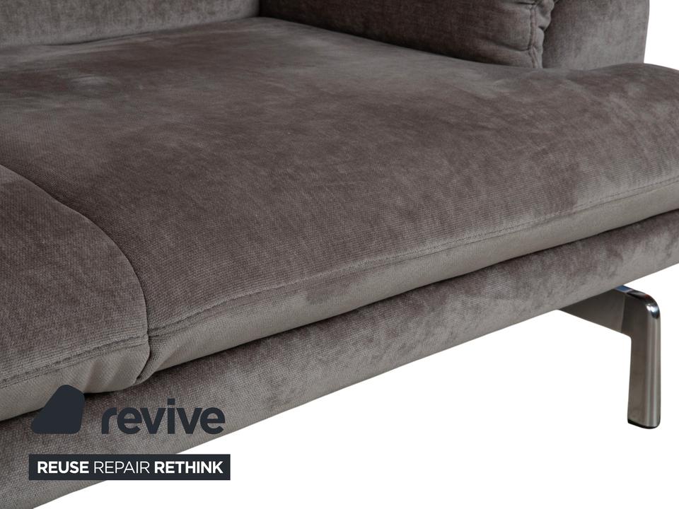 Joop 8153 Stoff Viersitzer Grau manuelle Funktion Sofa Couch – Bild 11