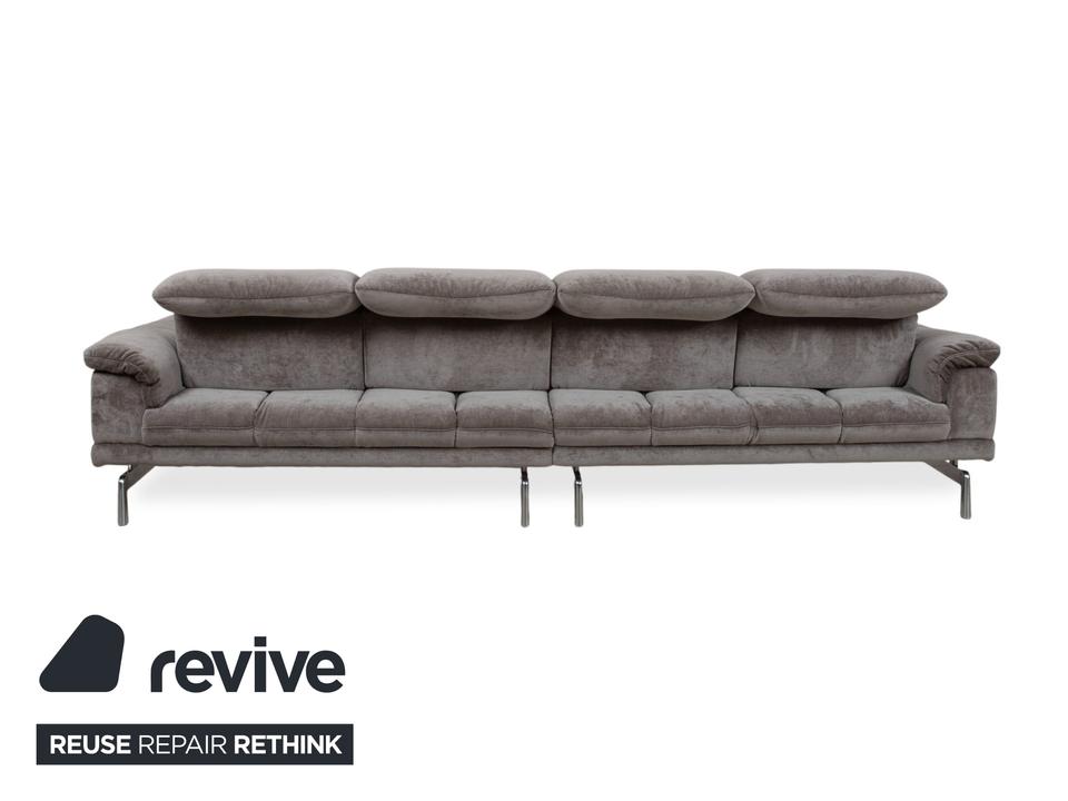 Joop 8153 Stoff Viersitzer Grau manuelle Funktion Sofa Couch – Bild 17