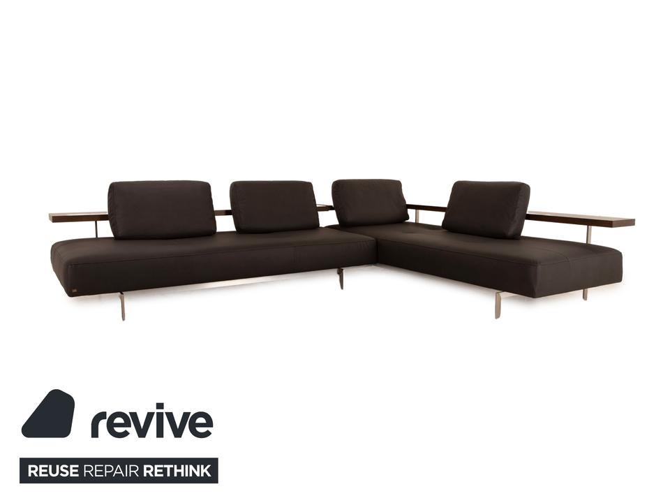 Rolf Benz Dono 6100 veganes Leder Ecksofa Dunkelgrau Sofa Couch ✨ – Bild 4