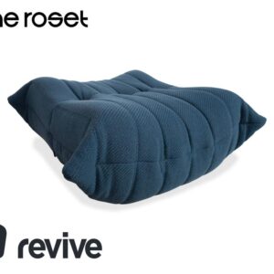 Ligne Roset Togo Hocker Stoff Blau Petrol