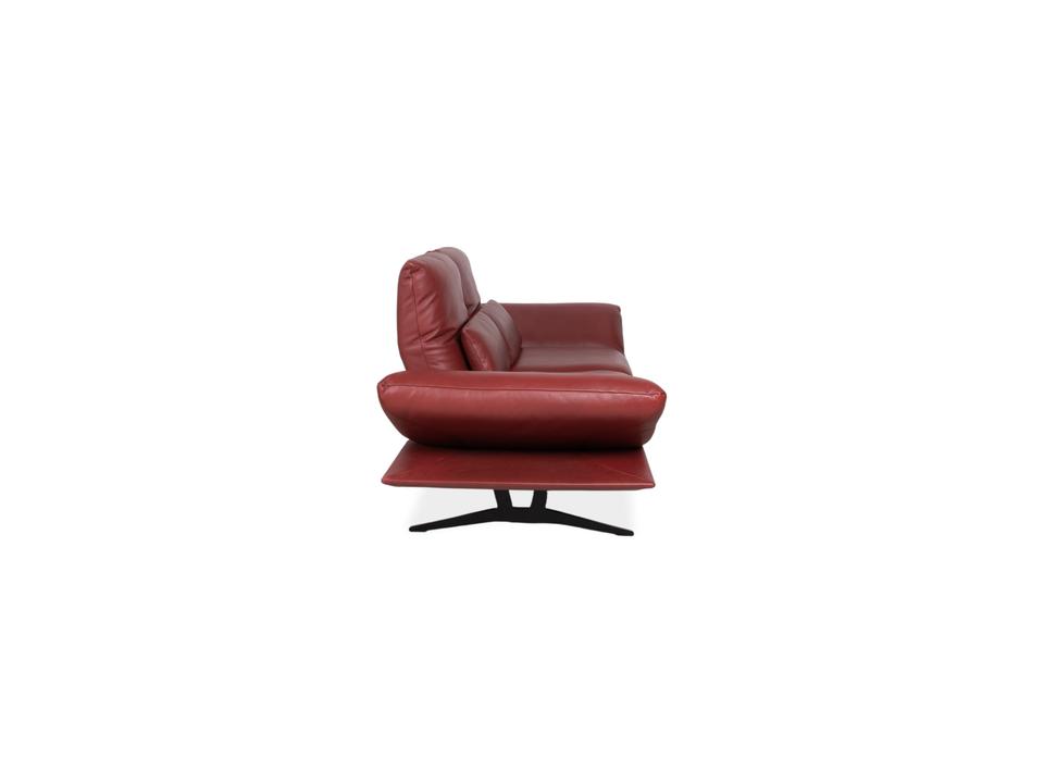 Koinor Francis Leder Zweisitzer Rot manuelle Funktion Sofa Couch – Bild 15