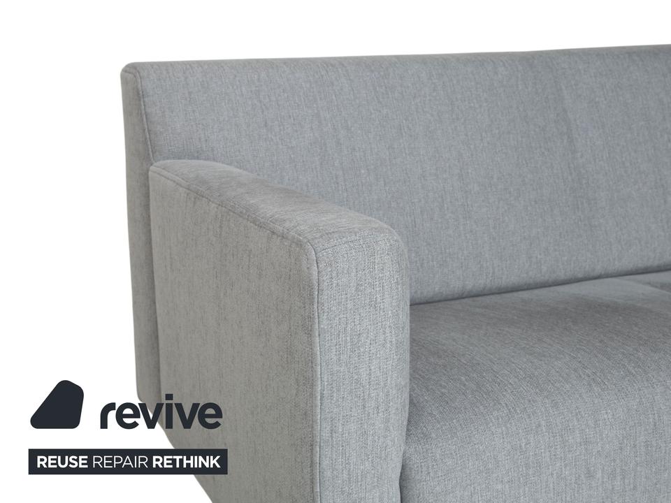 Rolf Benz 328 Stoff Dreisitzer Hellgrau Sofa Couch – Bild 6