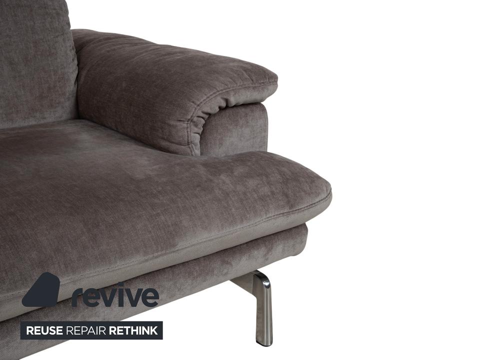 Joop 8153 Stoff Viersitzer Grau manuelle Funktion Sofa Couch – Bild 9