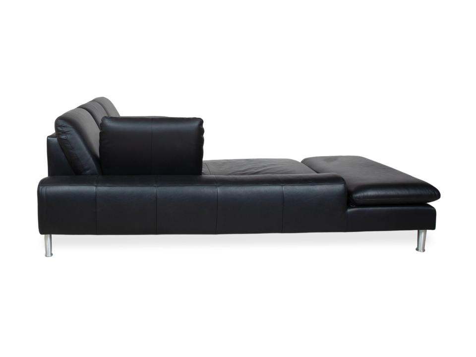 Willi Schillig Loop Leder Ecksofa Schwarz manuelle Funktion Sofa – Bild 18