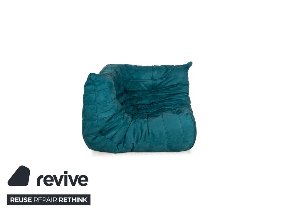 ligne roset Togo Stoff Sessel Blau Neubezug ✨ – Bild 6