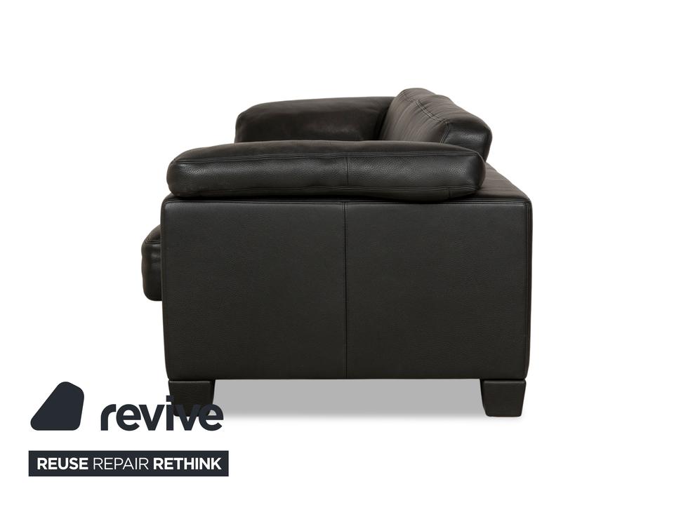 Erpo CL 100 Leder Dreisitzer Schwarz Sofa Couch – Bild 10