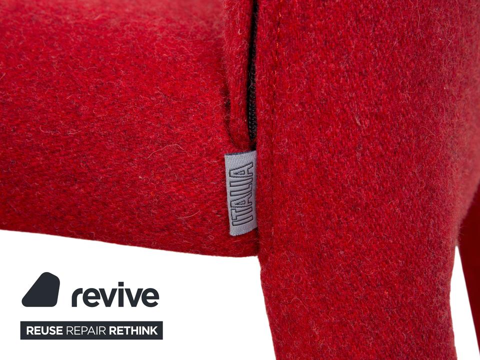 6er Garnitur B&B Italia Vol Au Vent Stoff Rot Weinrot Esszimmer – Bild 8