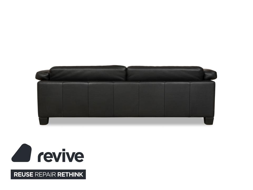 Erpo CL 100 Leder Dreisitzer Schwarz Sofa Couch – Bild 9