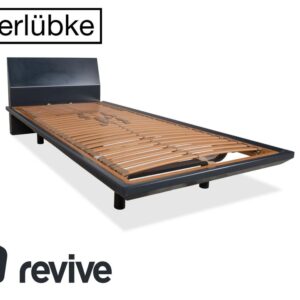 Interlübke Holz Bett Dunkelblau Navyblau Schlafzimmer