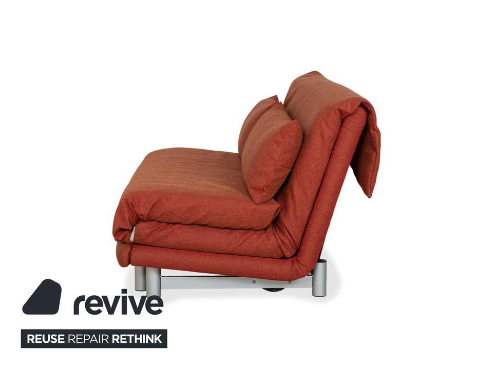 Ligne Roset Multy Stoff Dreisitzer Sofa Rot Rostbraun Neubezug – Bild 12