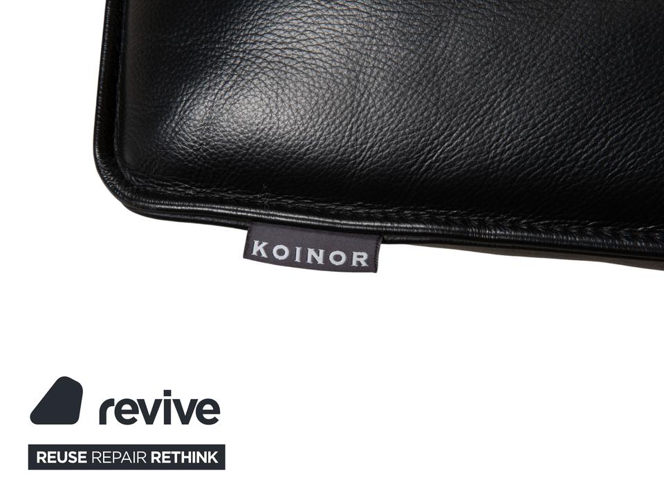 Koinor Jonas Liege Leder Schwarz mit Jeremiah Gestell Chrom – Bild 9