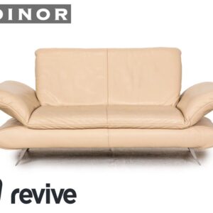 Koinor Rossini Leder Zweisitzer Creme Sofa Couch Funktion ✨