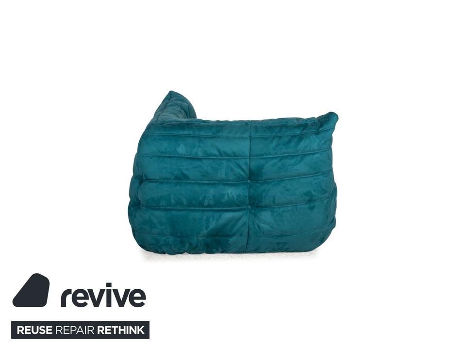 ligne roset Togo Stoff Sessel Blau Neubezug ✨ – Bild 7