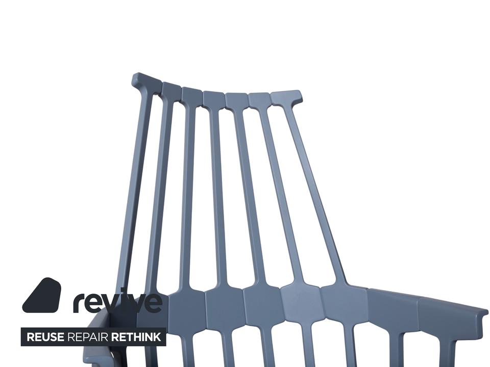 Kartell Comback Schaukelstuhl Holz Kunststoff Blau Patricia – Bild 7