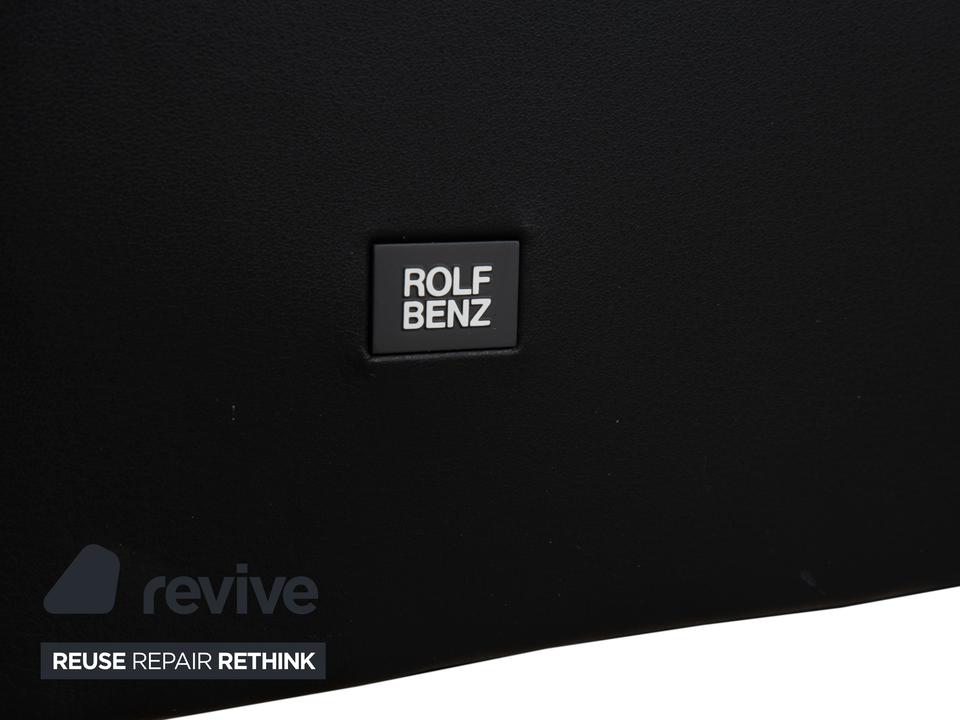 Rolf Benz EGO Leder Sessel Schwarz – Bild 7