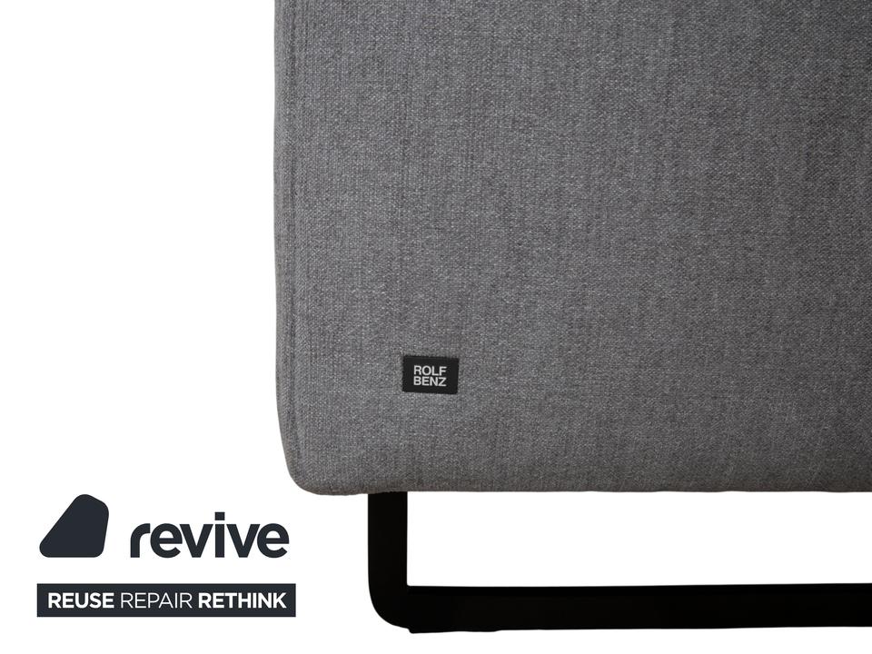 Rolf Benz 328 Stoff Garnitur 2x Dreisitzer Grau Sofa Couch – Bild 16