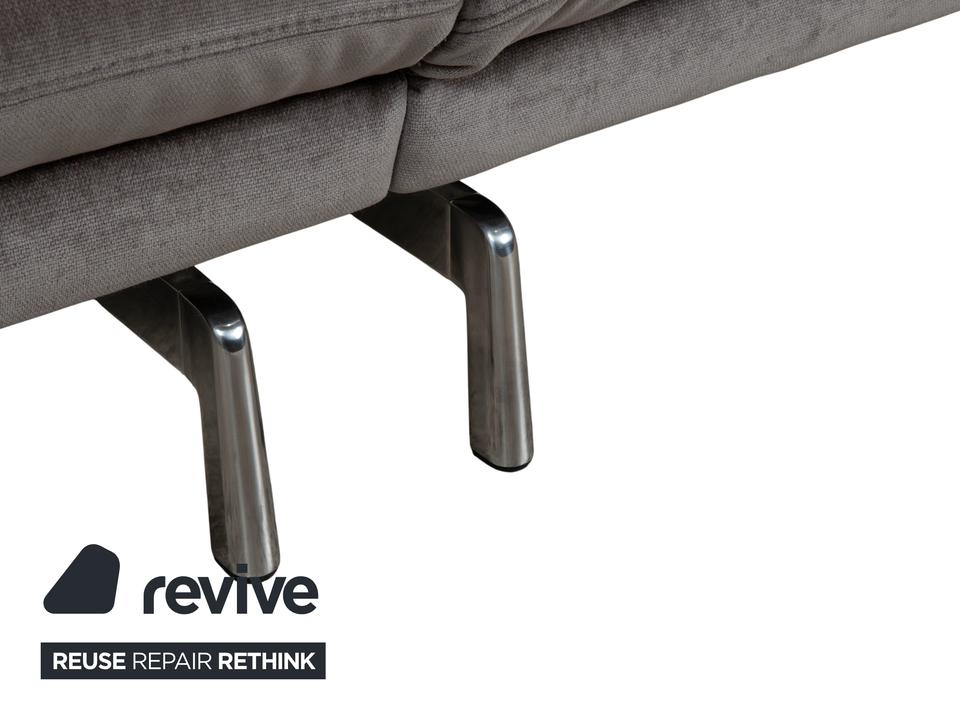 Joop 8153 Stoff Viersitzer Grau manuelle Funktion Sofa Couch – Bild 8