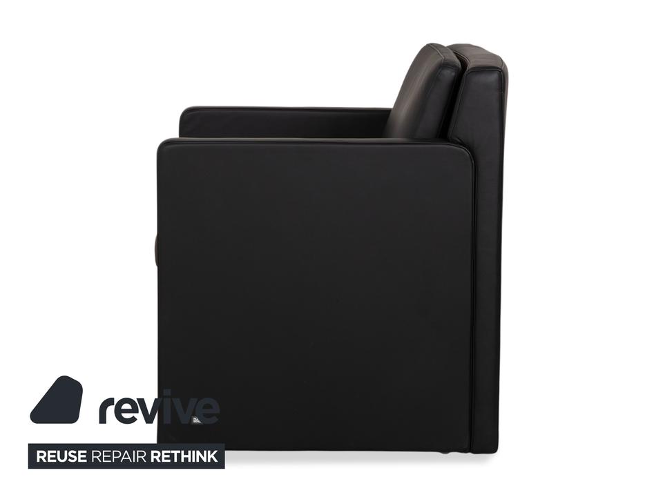 Rolf Benz EGO Leder Sessel Schwarz – Bild 11